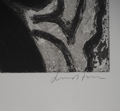 Bengt LINDSTROM : La Colère du Chamane, Gravure originale signée 2