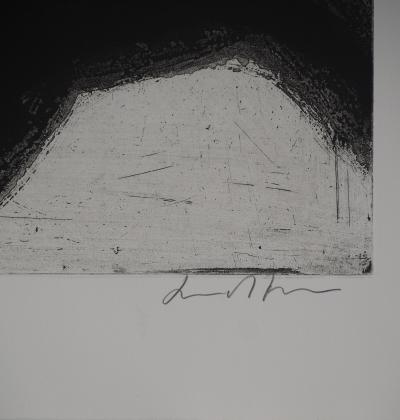 Bengt LINDSTROM : Créature Chamanique, Gravure originale signée 2