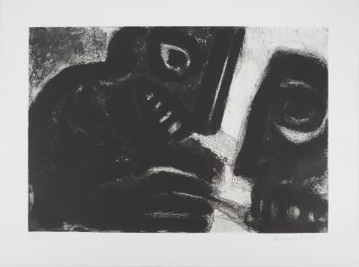 Bengt LINDSTROM : Le Rituel chamanique, Gravure originale signée 2