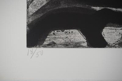 Bengt LINDSTROM : Animal totémique, Gravure originale signée 2