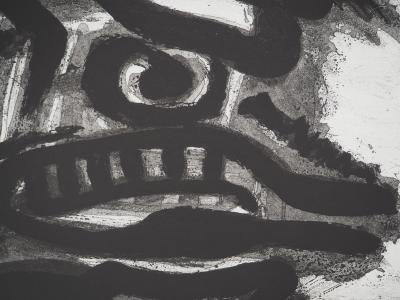 Bengt LINDSTROM : Animal totémique, Gravure originale signée 2
