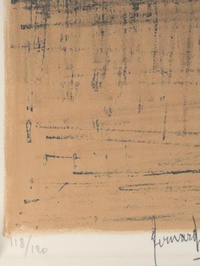 Bernard BUFFET : Les jumelles, Lithographie originale signée 2