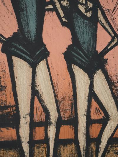 Bernard BUFFET : Les jumelles, Lithographie originale signée 2