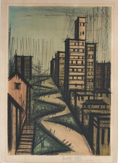 Bernard BUFFET : San Francisco, Lombard Street, Lithographie originale signée 2