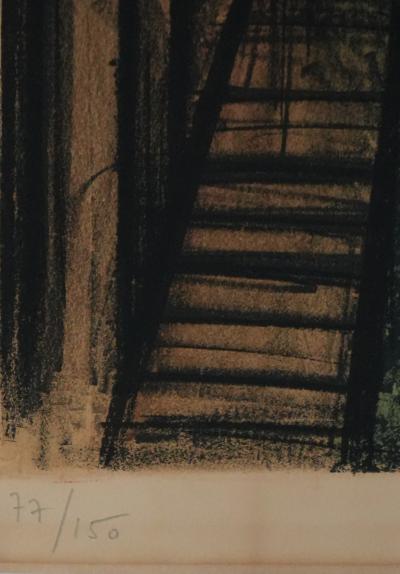 Bernard BUFFET : San Francisco, Lombard Street, Lithographie originale signée 2