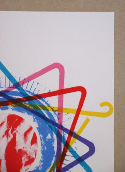 James ROSENQUIST - Dinner Triagle, 1975 - Original lithograph 2