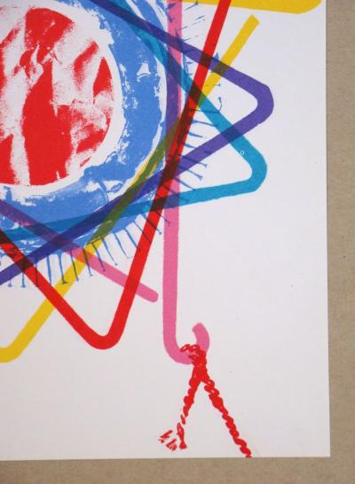 James ROSENQUIST - Dinner Triagle, 1975 - Original lithograph 2