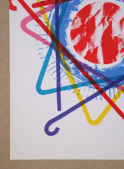 James ROSENQUIST - Dinner Triagle, 1975 - Original lithograph 2