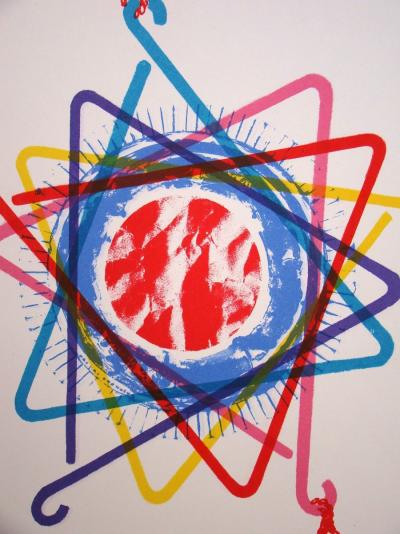 James ROSENQUIST - Dinner Triagle, 1975 - Original lithograph 2