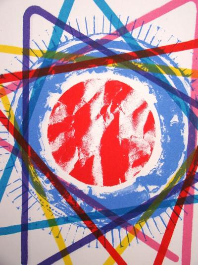 James ROSENQUIST - Dinner Triagle, 1975 - Original lithograph 2
