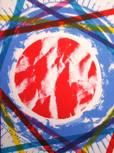 James ROSENQUIST - Dinner Triagle, 1975 - Original lithograph 2