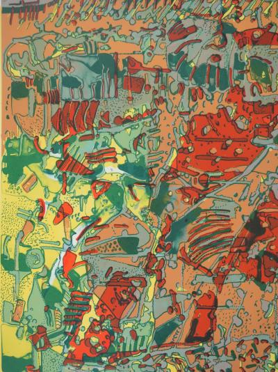 Jean-Pierre VIELFAURE : Chaos, Lithographie originale signée 2