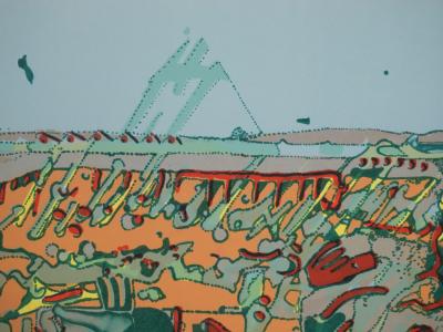 Jean-Pierre VIELFAURE : Chaos, Lithographie originale signée 2