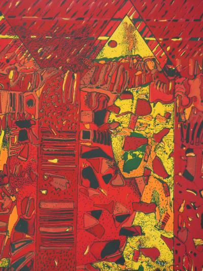 Jean-Pierre VIELFAURE: The Chaos Within, Original signed lithograph 2