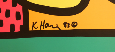 Keith HARING - Montreux, Jazz Festival, 1983, Sérigraphie 2