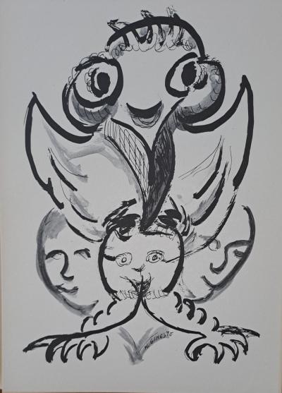 Henri Gineste - Créatures merveilleuses 2 - Lithographie signée 2