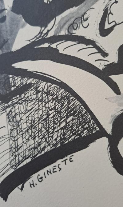 Henri Gineste - Créatures merveilleuses 3 - Lithographie signée 2