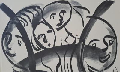 Henri Gineste - Créatures merveilleuses 4 - Lithographie signée 2