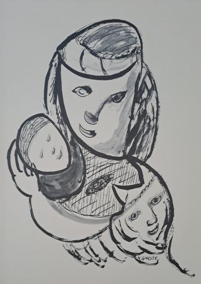 Henri Gineste - Créatures merveilleuses 5 - Lithographie signée 2