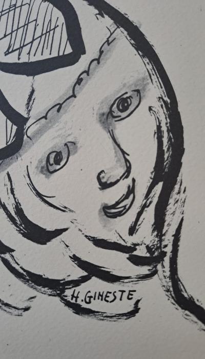 Henri Gineste - Créatures merveilleuses 5 - Lithographie signée 2