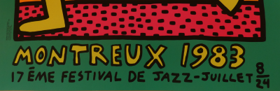 Keith HARING - Montreux Jazz Festival, 1983 - ensemble de 3 Affiches originales en sérigraphie 2