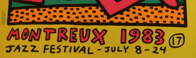 Keith HARING - Montreux Jazz Festival, 1983 - ensemble de 3 Affiches originales en sérigraphie 2