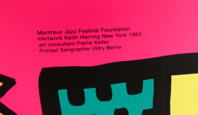 Keith HARING - Montreux Jazz Festival, 1983 - ensemble de 3 Affiches originales en sérigraphie 2