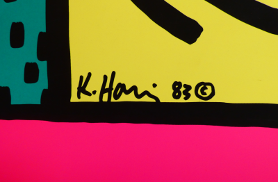 Keith HARING - Montreux Jazz Festival, 1983 - ensemble de 3 Affiches originales en sérigraphie 2