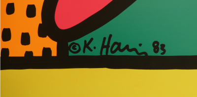 Keith HARING - Montreux Jazz Festival, 1983 - ensemble de 3 Affiches originales en sérigraphie 2
