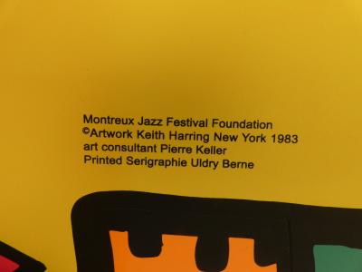 Keith HARING - Montreux Jazz Festival, 1983 - ensemble de 3 Affiches originales en sérigraphie 2
