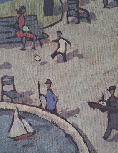 François Avril - Un dimanche à Paris - Affiche signée et numérotée au crayon 2