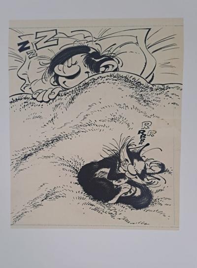 Franquin - Gaston, the Cat and the Nap - Poster 2