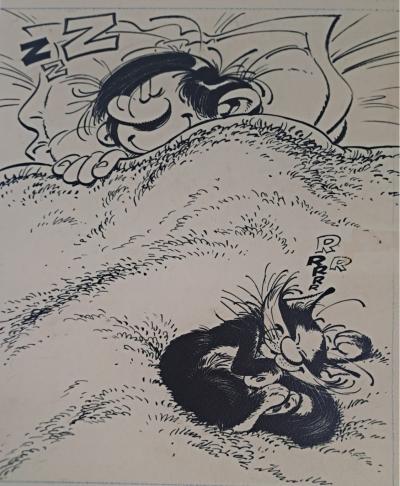 Franquin - Gaston, the Cat and the Nap - Poster 2