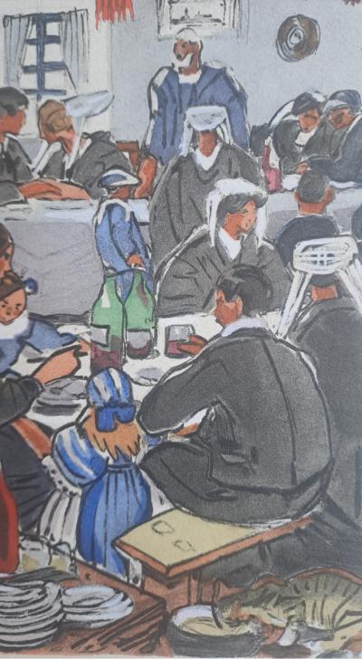 Mathurin Méheut (d’après) - Jour de noces - Phototypie, coloris aux pochoirs de Beaufumé 2