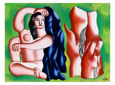 Fernand Léger (after), The Bather, silkscreen on Arches paper 1/50 2