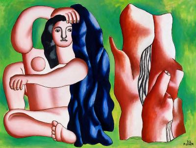 Fernand Léger (after), The Bather, silkscreen on Arches paper 1/50 2