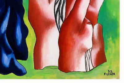 Fernand Léger (d’après), La baigneuse, sérigraphie sur Arches 2/50 2