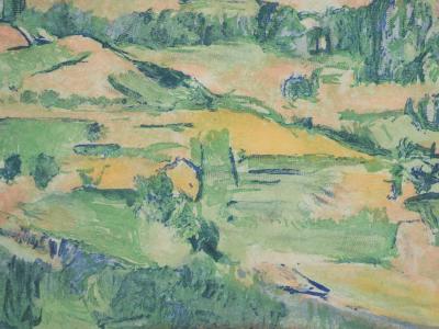 Paul Cézanne - La Montagne Sainte Victoire au Grand Pin - Gravure 2