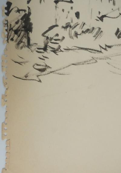 Claude BILS: The Peaceful Village, Original Drawing 2