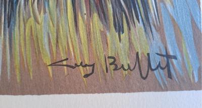 Guy Buffet - L’arrivée du tour de France - Lithographie originale signée 2
