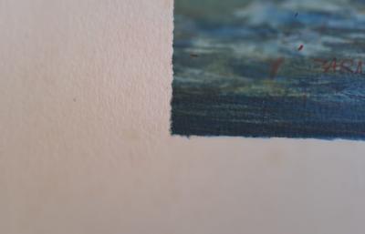 François d’Izarny - Voiliers - Lithographie originale signée 2