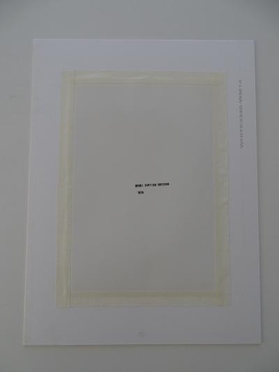 Henri Cartier-Bresson - Le mur de Berlin - Germany 1962 - Photolithograph 2