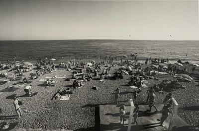 José NICOLAS - Nice 2009, plage du Centenaire - Tirage argentique 2