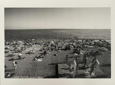 José NICOLAS - Nice 2009, plage du Centenaire - Tirage argentique 2