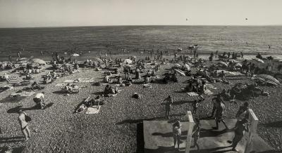 José NICOLAS - Nice 2009, plage du Centenaire - Tirage argentique 2