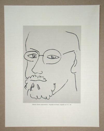 Henri MATISSE (d'après) - Autoportrait, 1978 - Lithographie offset en édition limitée 2