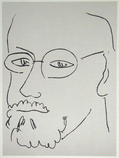 Henri MATISSE (d'après) - Autoportrait, 1978 - Lithographie offset en édition limitée 2