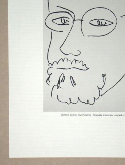 Henri MATISSE (d'après) - Autoportrait, 1978 - Lithographie offset en édition limitée 2