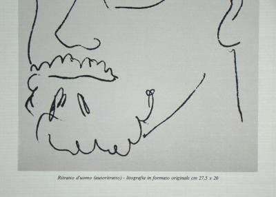 Henri MATISSE (d'après) - Autoportrait, 1978 - Lithographie offset en édition limitée 2