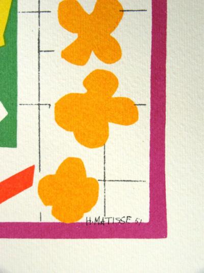 Henri MATISSE (d'après) - Poissons Chinois, 1978 - Lithographie en édition limitée, signée et numérotée 2